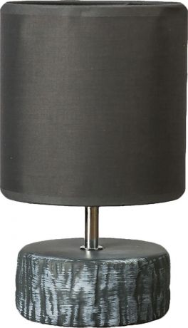 Настольный светильник Risalux Дубовый спил, E14, 40W, 3539172, черный, 16 х 16 х 27 см