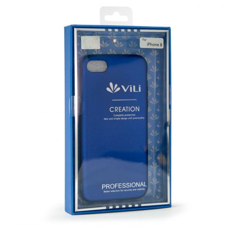 Чехол для сотового телефона Vili Клип-кейс Oil Soft Touch iPhone X, синий