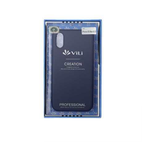 Чехол для сотового телефона Vili Клип-кейс iPhone XS Max, синий
