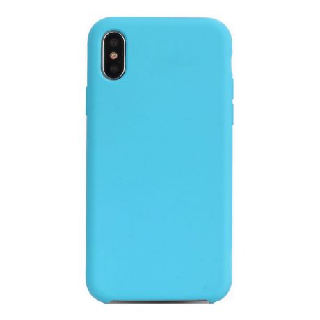 Чехол для сотового телефона Vili Клип-кейс Silicone case iPhone X, голубой