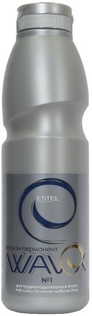 Средство для химической завивки ESTEL PROFESSIONAL лосьон-перманент WAVEX для завивки волос, номер 1 для трудноподдающихся волос 500 мл