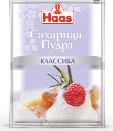 Сахарная пудра Haas, 25 шт по 80 г