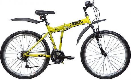 Велосипед складной Foxx Zing H1, колесо 26", рама 18", 26SHV.ZINGH1.18GN8, зеленый