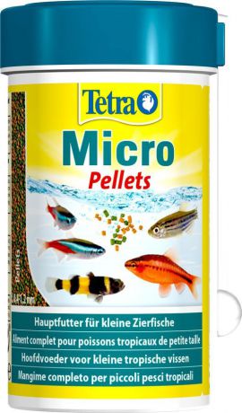 Корм для мелких видов рыб Tetra Micro Pellets, 100 мл