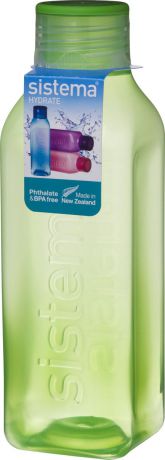 Бутылка для воды Sistema, цвет: зеленый, 725 мл
