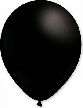 Воздушный шарик Miland, металлик черный, 100 шт, 13 см