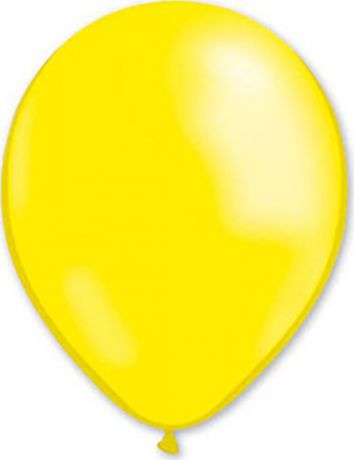 Воздушный шарик Miland, металлик лимонно-желтый, 100 шт, 13 см
