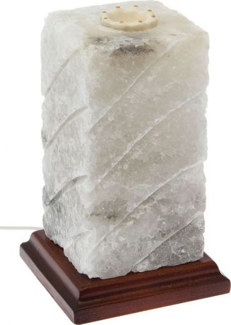 Декоративный светильник Ваше Здоровье Элегант, с ароматизатором, соляной, E14, 40W, 1533555, бежевый, 13 х 13,5 х 24,5 см