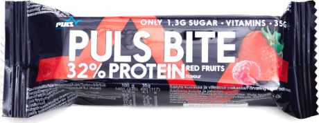 Протеиновый батончик Puls Nutrition Puls Bite, ягоды, 35 г