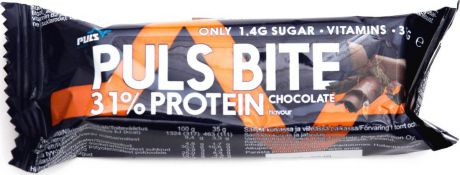 Протеиновый батончик Puls Nutrition Puls Bite, шоколад, 35 г