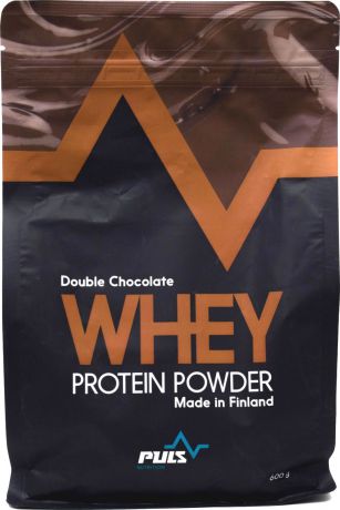 Протеин Puls Nutrition Whey, двойной шоколад, 600 г