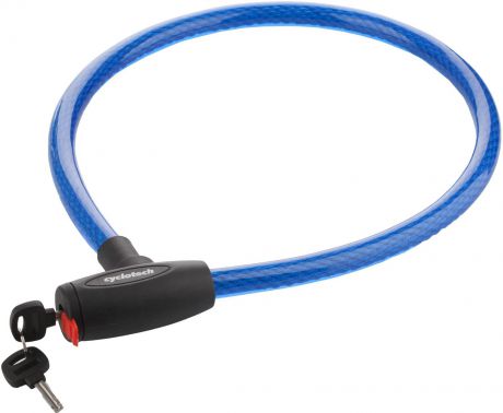 Велозамок с ключом Cyclotech CLK-1 Lock keys, синий