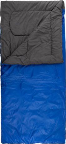Спальный мешок Outventure Oregon T+15, S19EOUOS036-Z2, правосторонняя молния, синий, размер M-L