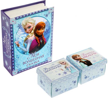 Сувенирный набор Disney Моя волшебная сказка Хол, для новорожденных, фотоальбом на 100 фото + памятные коробочки, 1489536, мультиколор
