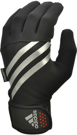 Перчатки тренировочные Adidas, утепленные, цвет: черный, размер XL