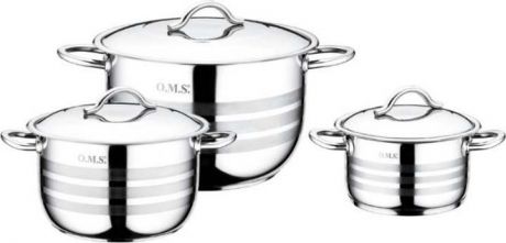 Набор посуды для приготовления пищи OMS Classic, 1045, 6 предметов