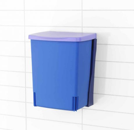 Бак мусорный "Brabantia", встраиваемый, цвет: синий, 10 л. 482243