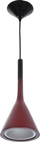 Подвесной светильник BayerLux Конус, E14, 15W, 2601625, красный, 16,5 х 16,5 х 30 см