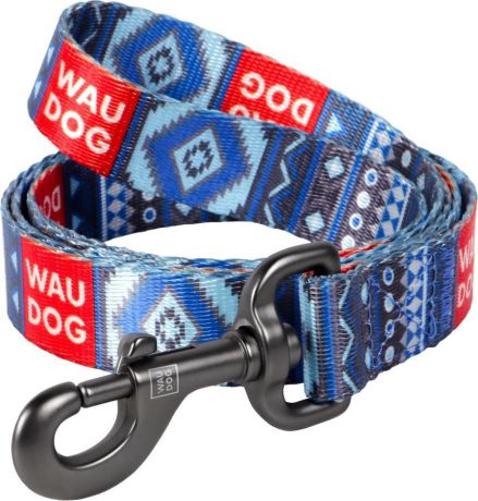 Поводок для собак Waudog Nylon Этно, разноцветный, ширина 2 см, длина 122 см