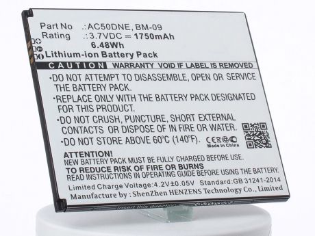Аккумулятор для телефона iBatt iB-Archos-50D-Neon-M1291