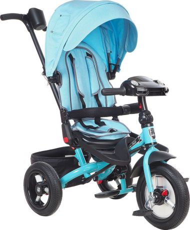 Велосипед трехколесный Mini Trike Джинс, T400-17, голубой, колеса 12"