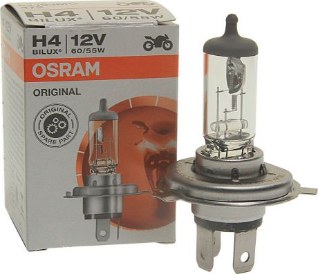 Лампа автомобильная Osram H4 (60/55) P43t 12V, 64193MC