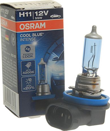 Лампа автомобильная Osram H11 (55) PGJ19-2 +20% Cool Blue Intense 4200K 12V, 64211CBI