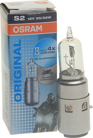 Лампа автомобильная Osram S2 (35/35) BA20d 12V, 64327