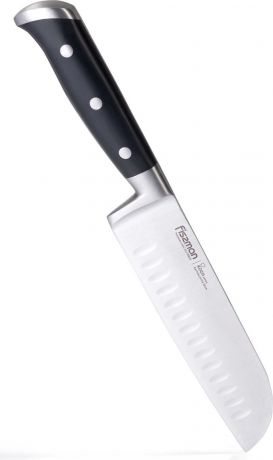 Нож сантоку Fissman Koch, 2384, черный, длина лезвия 34 см