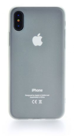 Чехол для сотового телефона Gurdini накладка силикон Ultra Slim 905072 для Apple iPhone X/XS 5.8", прозрачный