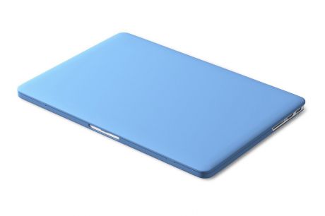 Чехол для ноутбука Gurdini накладка пластик матовый 903047 для Apple MacBook Retina 13" 2013-2015, голубой