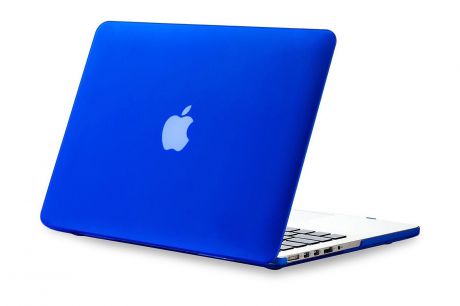 Чехол для ноутбука Gurdini накладка пластик матовый 220076 для Apple MacBook Retina 15" 2012-2015, синий