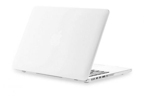 Чехол для ноутбука Gurdini накладка пластик матовый 220104 для Apple MacBook Retina 13" 2013-2015, белый