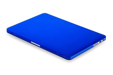 Чехол для ноутбука Gurdini накладка пластик матовый 220105 для Apple MacBook Retina 13" 2013-2015, синий