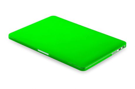 Чехол для ноутбука Gurdini накладка пластик матовый 900140 для Apple MacBook Retina 13" 2013-2015, светло-зеленый