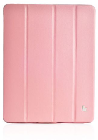 Чехол для планшета Jison Premium книжка кожа JS-ID-006B для Apple iPad 2/3/4, розовый