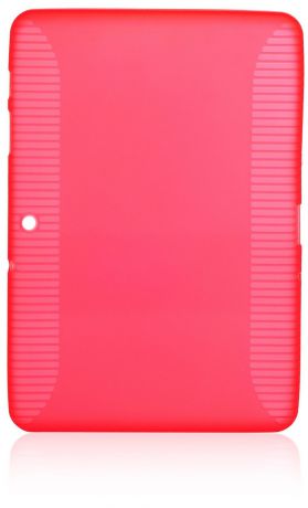 Чехол для планшета iNeez накладка силикон 340132 для Samsung Galaxy Tab 2 GT-P5100 10.1", красный
