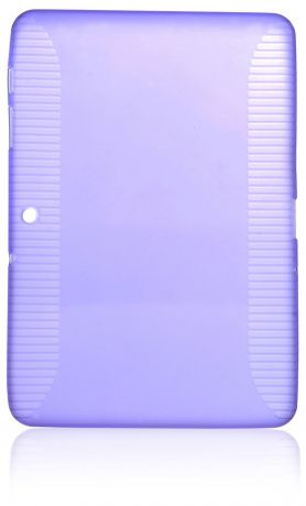 Чехол для планшета iNeez накладка силикон 340131 для Samsung Galaxy Tab 2 GT-P5100 10.1", фиолетовый