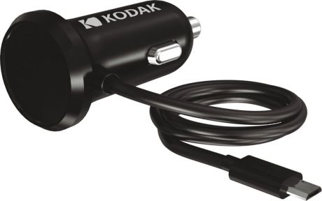 Автомобильное зарядное устройство Kodak, UC104, черный