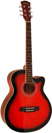 Elitaro E4010C , Red акустическая гитара