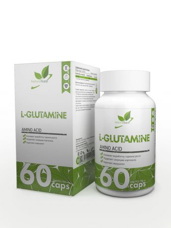 Глютамин (Glutamine) L-GLUTAMINE 60 капсул