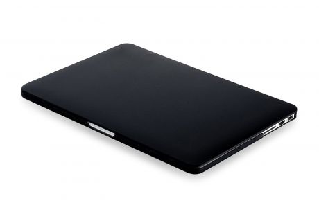 Чехол для ноутбука Gurdini накладка пластик матовый 220102 для Apple MacBook Retina 13" 2013-2015, черный