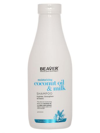 Шампунь для волос Beaver Coconut Oil Shampoo