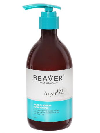 Шампунь для волос Beaver Увлажняющий и восстанавливающий на основе арганового масла