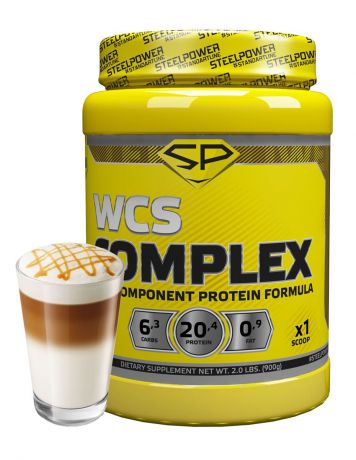 Протеин SteelPower Nutrition WCS COMPLEX 900 г, вкус Кофе Латте