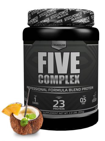 Протеин SteelPower Nutrition FIVE COMPLEX 900 г, вкус Пина Колада