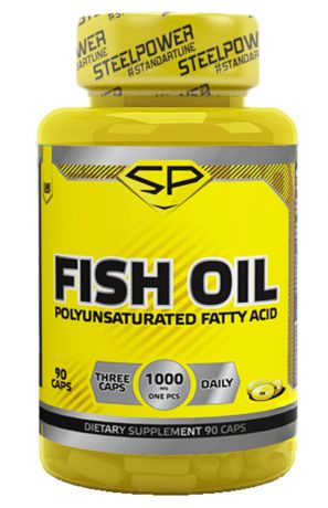 Omega 3 SteelPower Nutrition FISH OIL, 90 капсул