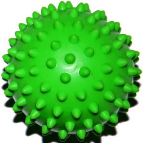 Мяч массажный IN-SPORTS Мяч медицинский массажный жесткий 6см (M), зеленый