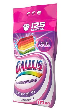 Стиральный порошок Gallus Vollwash, универсальный, 10 кг