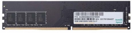 Модуль оперативной памяти Apacer DDR4 DIMM 2400MHz-17 1024x8 8GB G, EL.08G2T.GFH